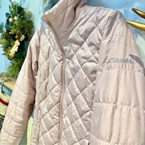 Trendy blush COLUMBIA snowmelt valley jacket everyday travel perfect